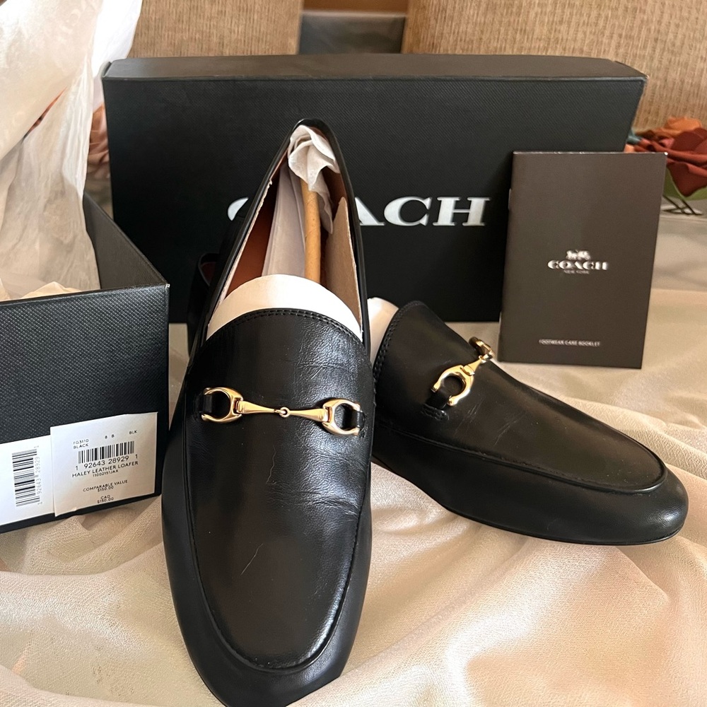 LK New in Box — Coach “Haley” Loafers Sz 8
